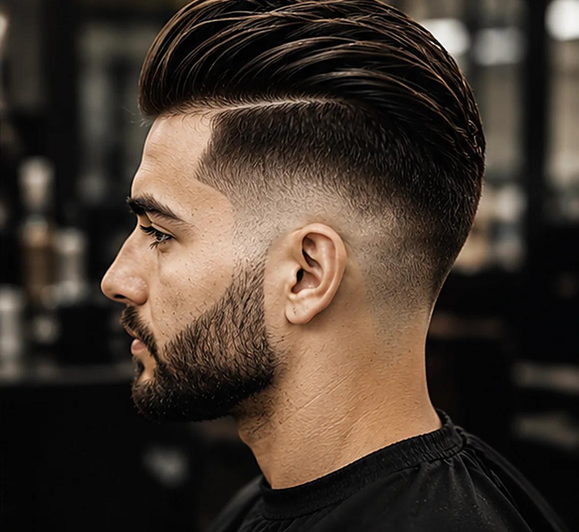 Barberstuhl bei Panaz — Detail der Einrichtung